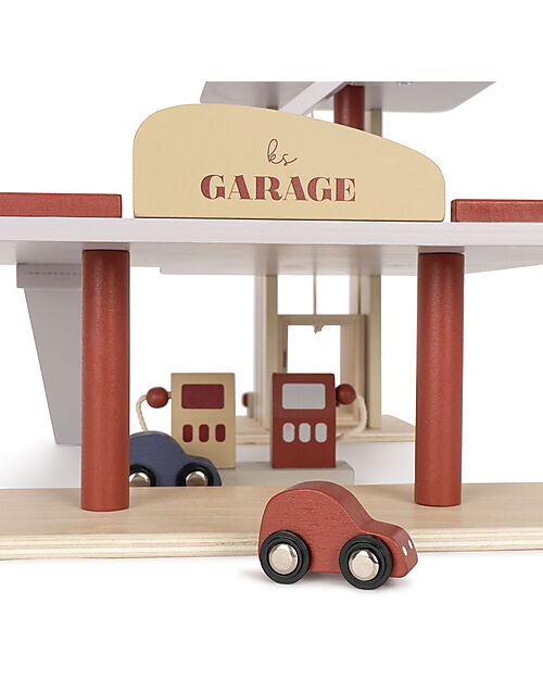 Konges Slojd Garage and Cars - FSC Wood - Stimulates the Imagination from 3 Years! Wooden Toy Cars, Trains & Trucks