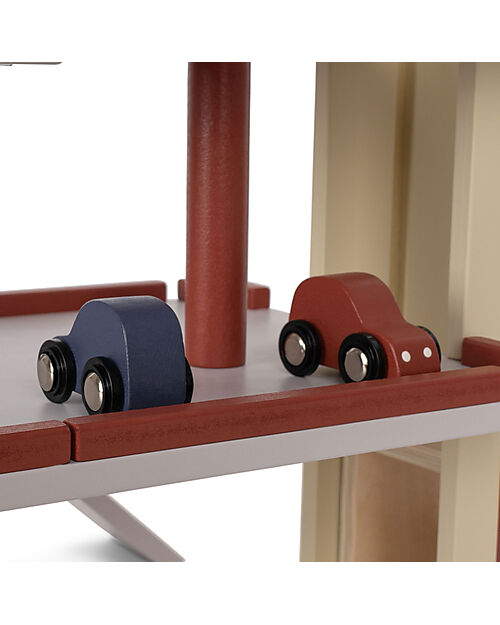 Konges Slojd Garage and Cars - FSC Wood - Stimulates the Imagination from 3 Years! Wooden Toy Cars, Trains & Trucks