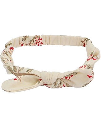 Konges Slojd Hairband - Christmas Vintage Flower - Cotton Hair Accessories