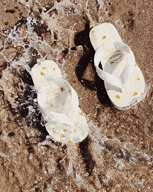 Konges Slojd Havaianas Flip Flops - Lemon - Natural Rubber Slippers