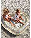 Konges Slojd Heart Pool - Transparent/Cream - Ecological PVC - with Glitter Inflatable Pools