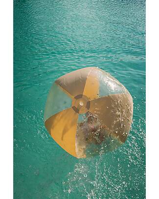 Konges Slojd Inflatable Ball - Multi Cherry Blush Transparent - Diameter 65cm - PVC Beach Toys