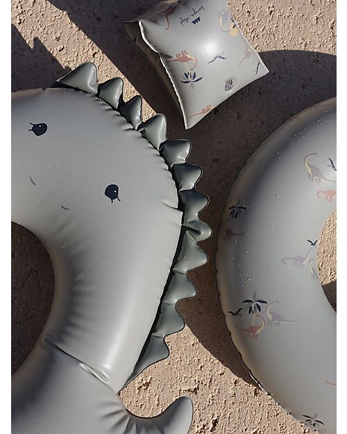Konges Slojd Inflatable Donut - Kubi Green - Diameter 50cm - PVC Beach Toys