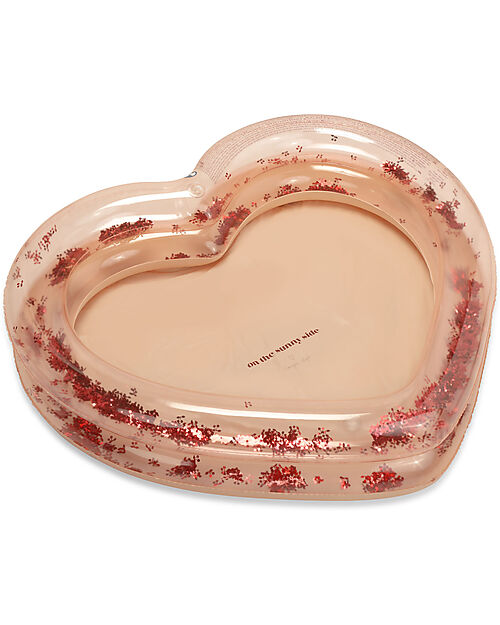Konges Slojd Inflatable Heart Pool -Cherry Transparent - PVC Inflatable Pools