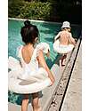 Konges Slojd Inflatable Swan Donut - White - Diameter 50cm - PVC Beach Toys