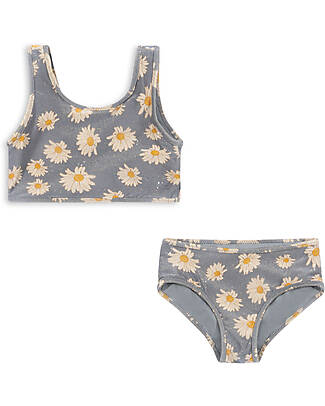 Konges Slojd Jade Bikini with Shimmers - Daisy Blue - UPF 50+ Bikinis And Tankinis