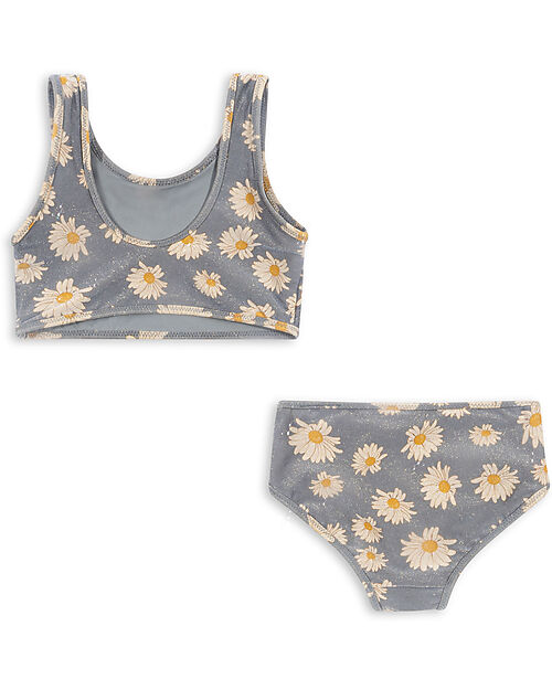 Konges Slojd Jade Bikini with Shimmers - Daisy Blue - UPF 50+ Bikinis And Tankinis