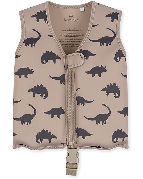 Konges Slojd Junior Float Vest - Dino - Ideal until 6 years Uv-Safe T-shirt
