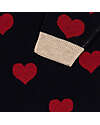 Konges Slojd Lapis Knit Dress - Navy Heart - 100% Organic Cotton GOTS Dresses_