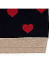 Konges Slojd Lapis Knit Dress - Navy Heart - 100% Organic Cotton GOTS Dresses_