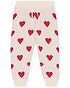 Konges Slojd Lapis Pants - Buttercream Heart - Organic Cotton and Merino Wool Trousers
