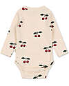 Konges Slojd Long Sleeved Bodysuit - Ma Grande Cerise - Organic Cotton GOTS Long Sleeves Bodies