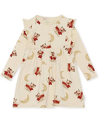 Konges Slojd Long Sleeves Dress - Santa Claus - Cotton - Simply Wonderful! Dresses_