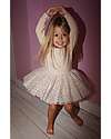 Konges Slojd Long Sleeves Fairy Ballerina Dress - Multi Pink Stars - Flared Dresses_