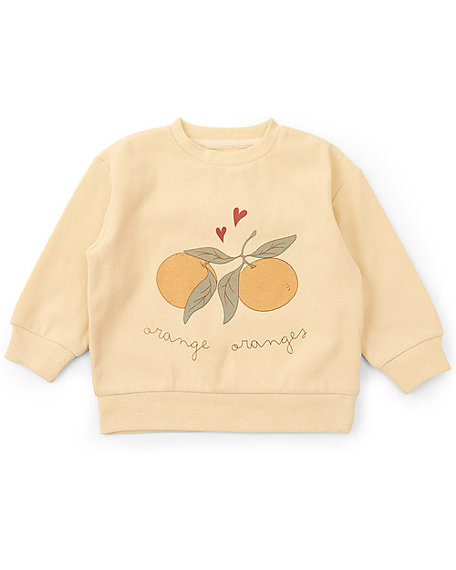 Konges Slojd Lou Sweatshirt - Apricot - Organic Cotton Sweatshirts
