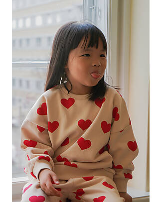 Konges Slojd Lou Sweatshirt - Coeur - Organic Cotton GOTS Sweatshirts