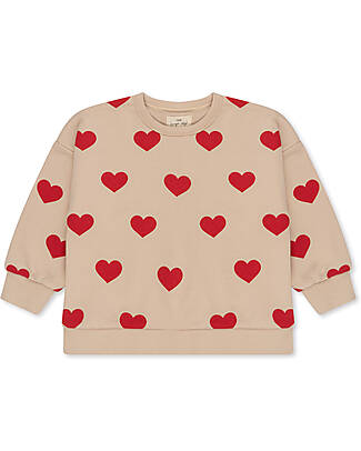 Konges Slojd Lou Sweatshirt - Coeur - Organic Cotton GOTS Sweatshirts