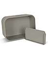 Konges Slojd Lunchbox - Dino Blue - Wit Divider Snack Boxes