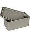 Konges Slojd Lunchbox - Dino Blue - Wit Divider Snack Boxes