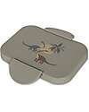 Konges Slojd Lunchbox - Dino Blue - Wit Divider Snack Boxes