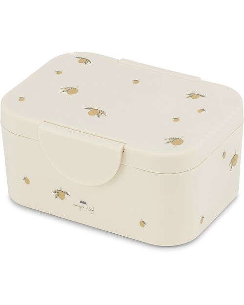 Konges Slojd Lunchbox - Lemon - With Divider Snack Boxes