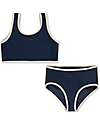 Konges Slojd Manon Bikini - Blue - UPF 50+ - Recycled Plastic! Bikinis And Tankinis