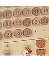 Konges Slojd My First Calendar - Discover Months and Dates - 100% Beech Wood Montessori Toys