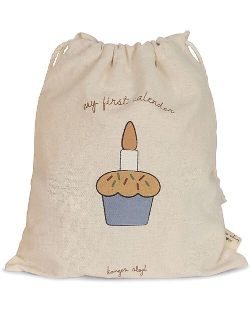 Konges Slojd My First Calendar - Discover Months and Dates - 100% Beech Wood Montessori Toys