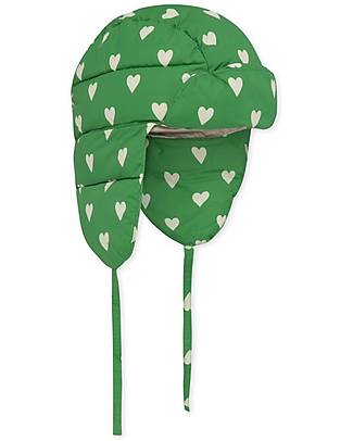 Konges Slojd Padded Water Repellent Hat - Green Aisuru Winter Hats