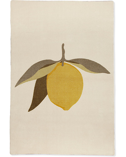 Konges Slojd Rug - Lemon - 100% Organic Cotton Carpets