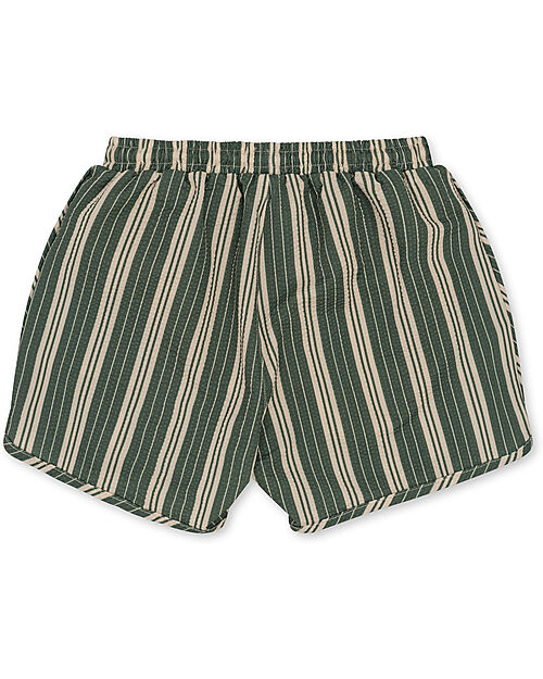 Konges Slojd Seer Asnou Shorts - Pasture Stripes - with tie at the waist Swimming Trunks