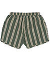 Konges Slojd Seer Asnou Shorts - Pasture Stripes - with tie at the waist Swimming Trunks