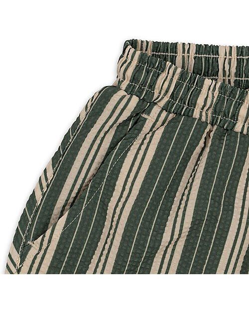 Konges Slojd Seer Asnou Shorts - Pasture Stripes - with tie at the waist Swimming Trunks