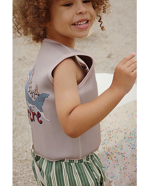 Konges Slojd Seer Asnou Shorts - Pasture Stripes - with tie at the waist Swimming Trunks