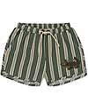 Konges Slojd Seer Asnou Shorts - Pasture Stripes - with tie at the waist Swimming Trunks