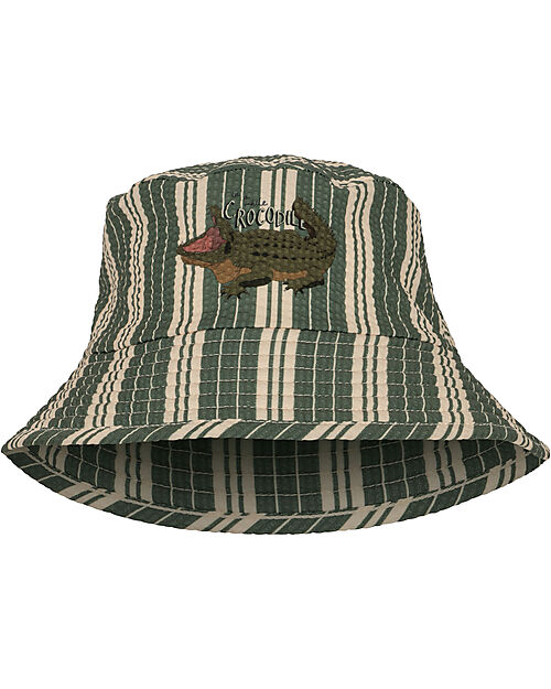Konges Slojd Seer Asnou Swimhat - Pasture Stripes - UPF 50+ Sunhats