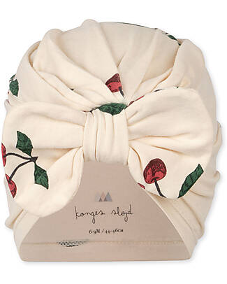 Konges Slojd Set of 2 Bambi Bonnet - Ma Grande Cerise Nouvelle Peach - Organic Cotton GOTS Newborn Hats