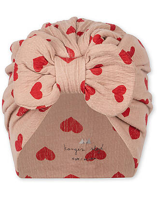 Konges Slojd Set of 2 Bambi Bunnet - Coeur Mahogany Point Blue Butter - Organic Cotton GOTS Newborn Hats