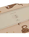 Konges Slojd Set of 2 Suitcases - Tiger - Sand - Made of Cardboard with Metal Handle Suitcases for Games