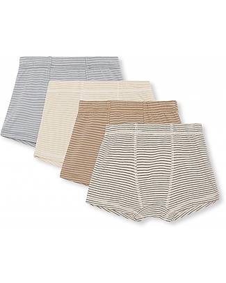 Konges Slojd Set of 4 Basic Boxer - Stripes Mix Briefs