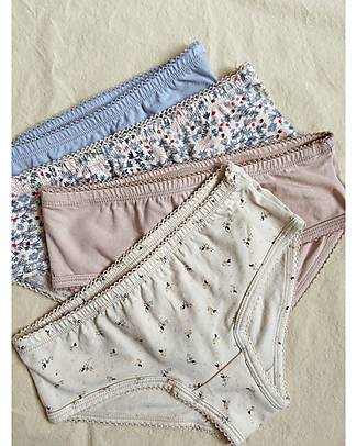 Konges Slojd Set of 4 Basic Underpants - Kitty - Soft and Elastic! Briefs
