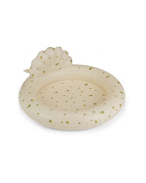 Konges Slojd Shell Shaped Inflatable Sprinkler - Lemon - 62x29 cm Inflatable Pools