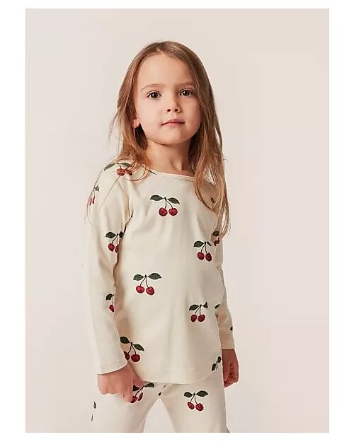 Konges Slojd Sleepy Pajamas - Ma Grande Cerise - 100% Organic Cotton GOTS Pyjamas