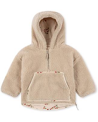 Konges Slojd Soft Teddy Poncho - Cream Off White Waterproof