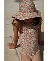 Konges Slojd Summer Hat Collette - Kaluka - Flowers - Recycled Material - UPF 50+ Sunhats