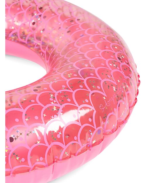 Konges Slojd Swin Ring Junior - Mermaid - Pink - ecological and BPA-free PVC Beach Toys