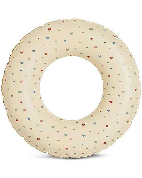 Konges Slojd Swin Ring Junior - Multihearts - ecological and BPA-free PVC Beach Toys