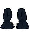 Konges Slojd Teddy Muffles with Snap Hook - Dark Blue - Nylon Gloves