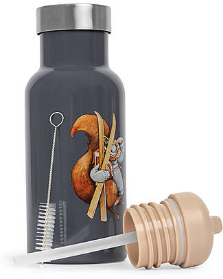 Konges Slojd Thermal Bottle - Val d'Isere - 350ml - with Interchangeable Cap Thermos Bottles