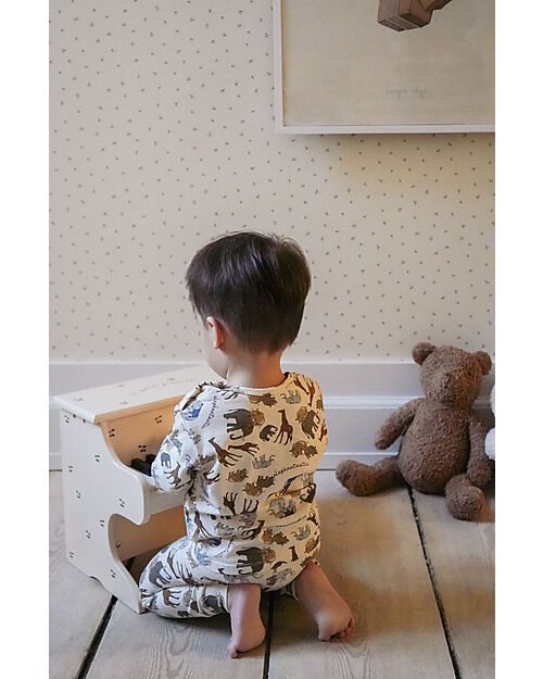 Konges Slojd Toy Piano - Cherry - FSC Beech Wood Musical Instruments